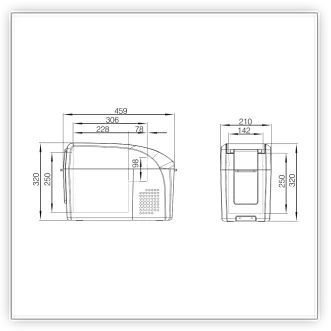 DC-10F ölçü diyagramı