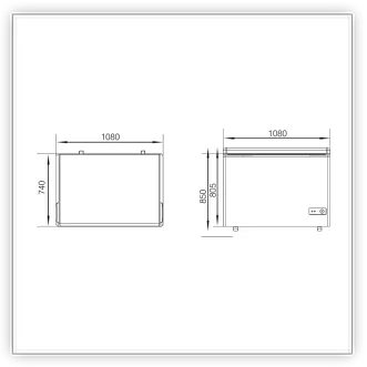 DC-250F ölçü diyagramı