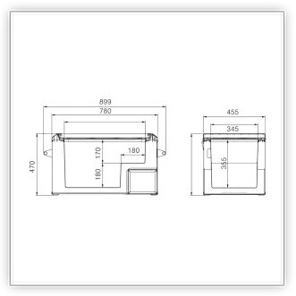 DC-62P ölçü diyagramı