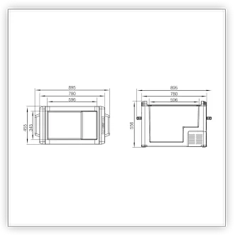 DC-80F ölçü diyagramı